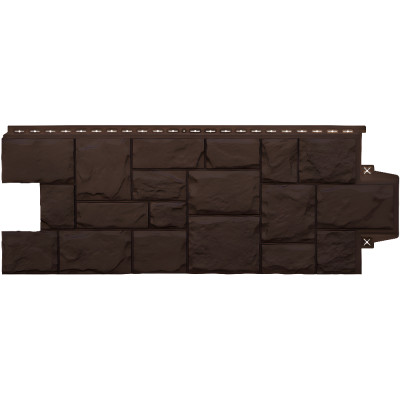 Фасадная панель Grand Line Камелот Classic шоколадный